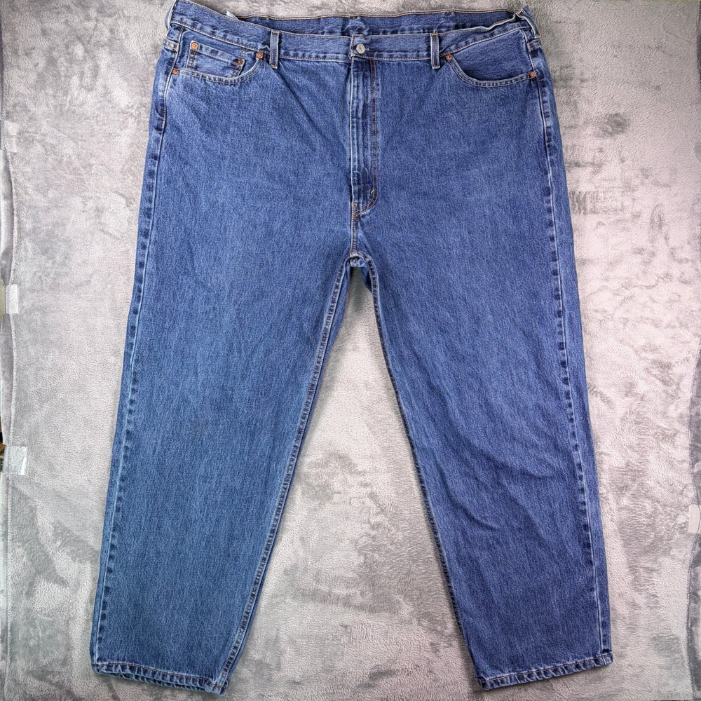 Levi's 550 Relaxed Fit Jeans Men's 50x32 (48x31) Blue Medium Wash Denim Tapered